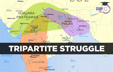 The Tripartite Struggle;  A Century of Warfare Between Three Powerful Indian Kingdoms